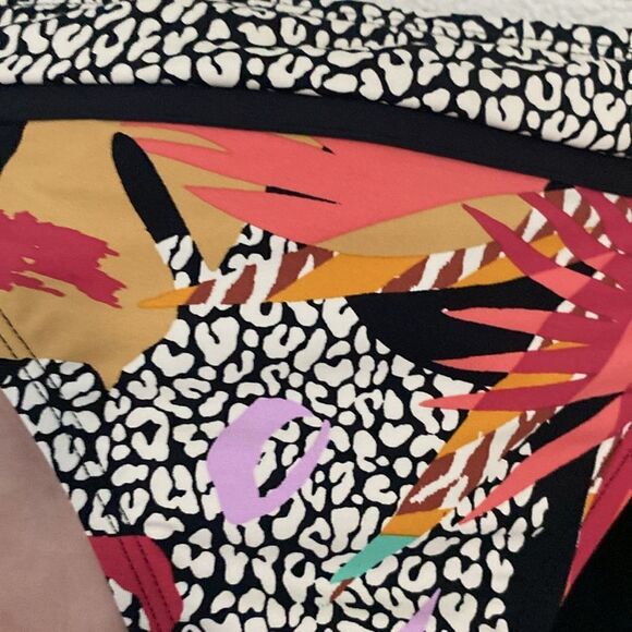 NWT- Bleu by Rod Beattie-Let's Get Loud Tie Side Bikini bottoms - Size 14 - Picture 5 of 9